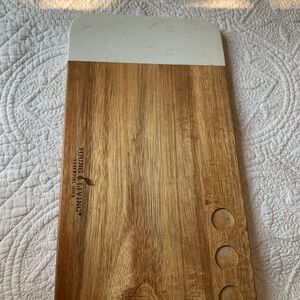 Young Living Wooden Board with White Detail